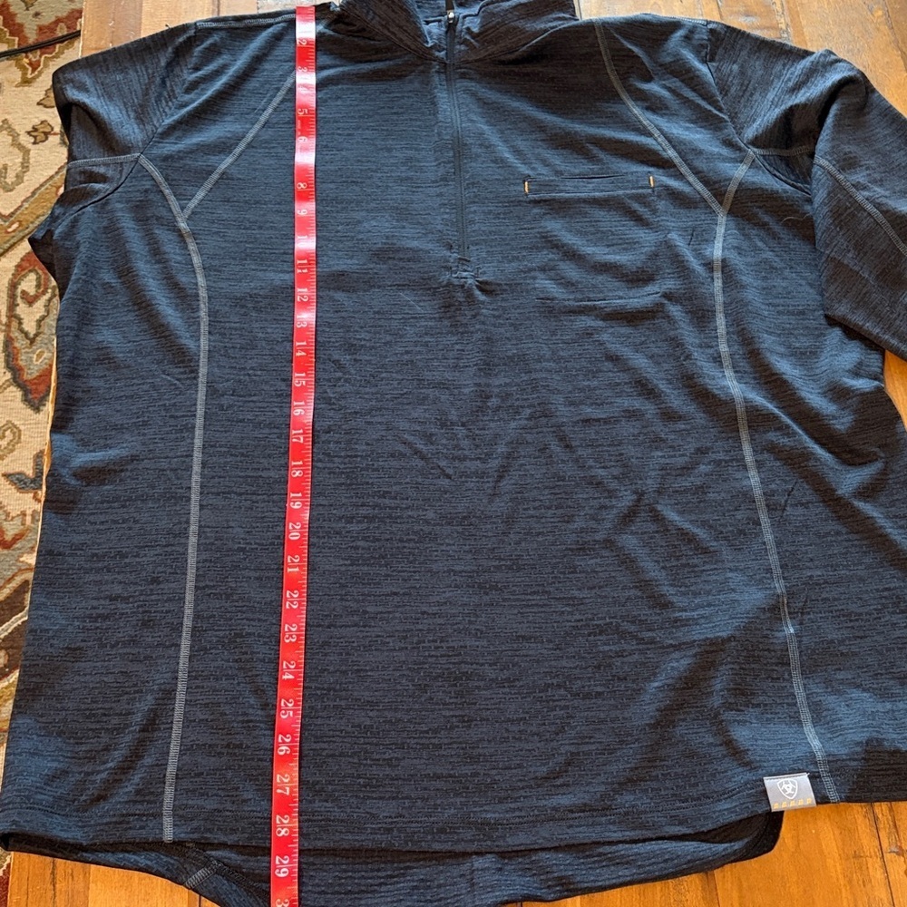 Ariat Rebar 1/4 Zip Jersey, size 2XL - Picture 7 of 8